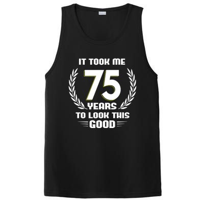 Funny It Took Me 75 Years To Look This Good Happy 75th Birthday PosiCharge Competitor Tank