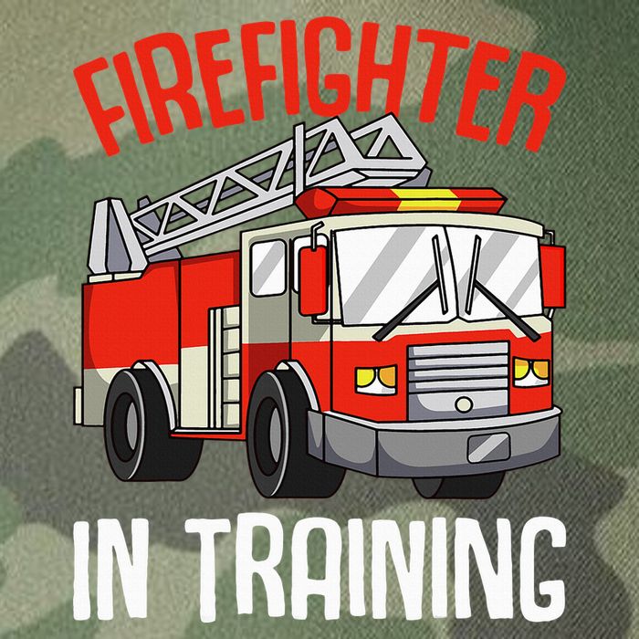 Firefighter in Training Fireman funny Firefighting Legacy Tie Dye Trucker Hat