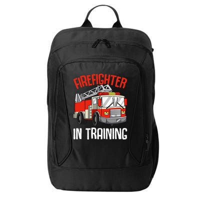 Firefighter in Training Fireman funny Firefighting City Backpack