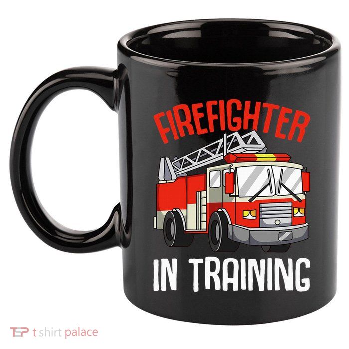 Firefighter in Training Fireman funny Firefighting 11oz C Handle Ceramic Mug