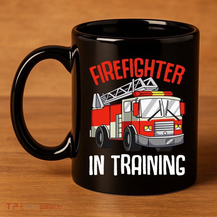 Firefighter in Training Fireman funny Firefighting 11oz C Handle Ceramic Mug