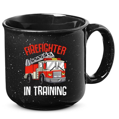 Firefighter in Training Fireman funny Firefighting 15oz Campfire Ceramic Mug