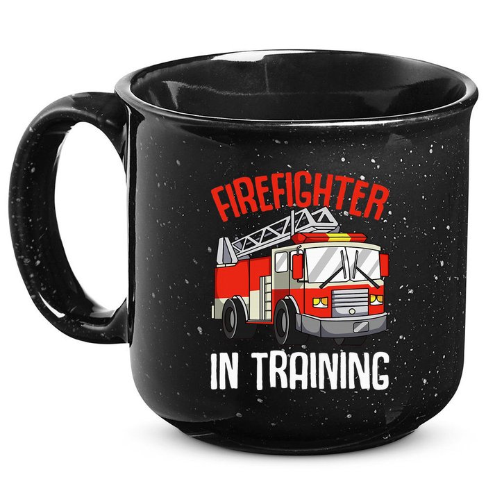 Firefighter in Training Fireman funny Firefighting 15oz Campfire Ceramic Mug