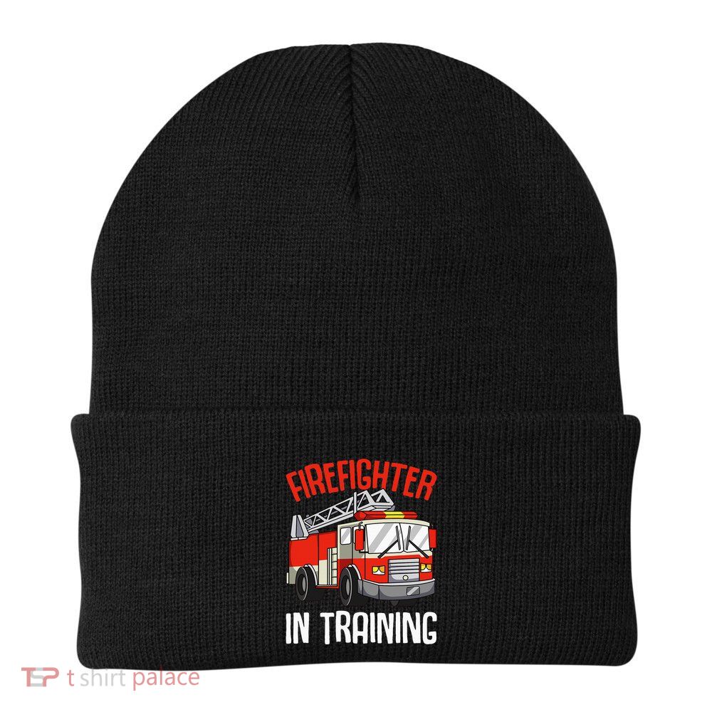 Firefighter in Training Fireman funny Firefighting Beanie