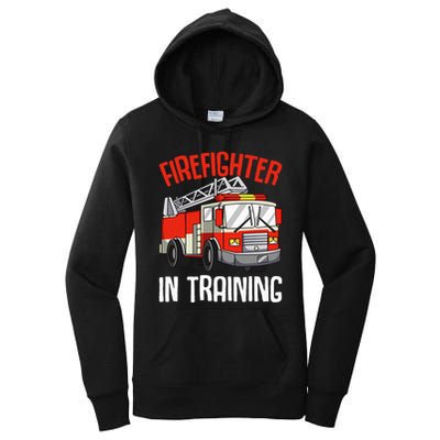 Firefighter in Training Fireman funny Firefighting Women's Pullover Hoodie