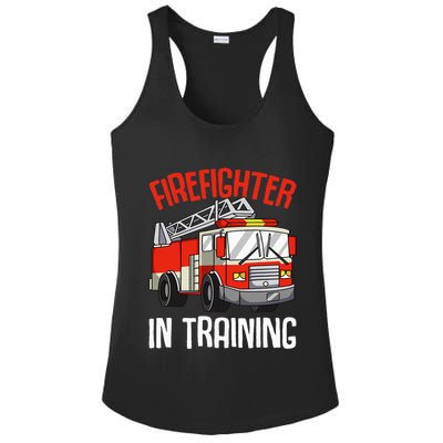 Firefighter in Training Fireman funny Firefighting Ladies PosiCharge Competitor Racerback Tank
