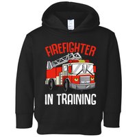 Firefighter in Training Fireman funny Firefighting Toddler Hoodie