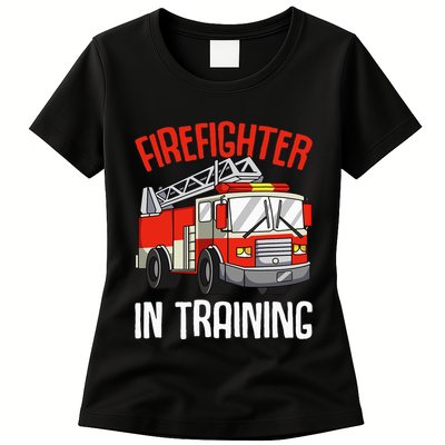 Firefighter in Training Fireman funny Firefighting Womens T-Shirt