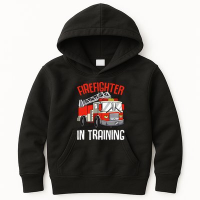 Firefighter in Training Fireman funny Firefighting Kids Hoodie
