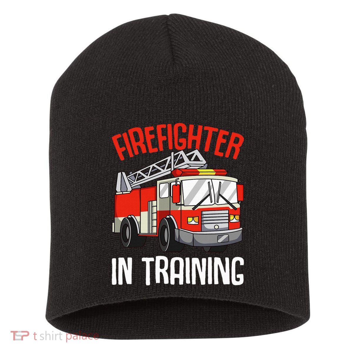 Firefighter in Training Fireman funny Firefighting Short Acrylic Beanie