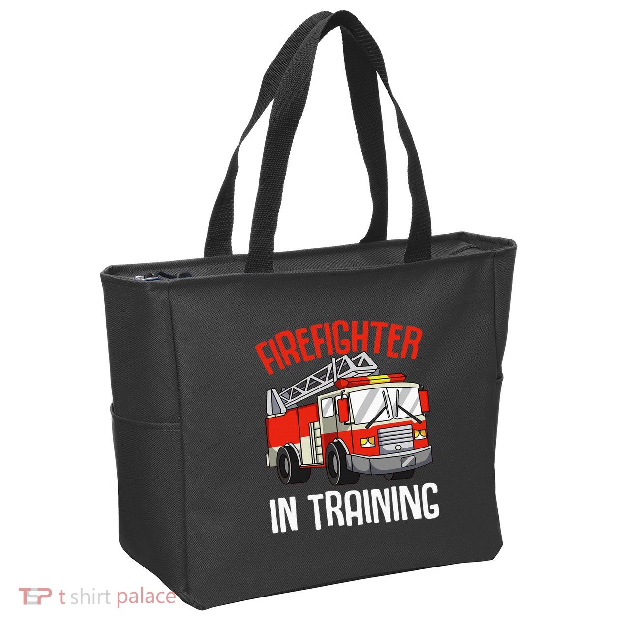 Firefighter in Training Fireman funny Firefighting Zip Tote Bag
