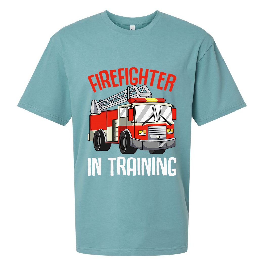 Firefighter in Training Fireman funny Firefighting Sueded Cloud Jersey T-Shirt