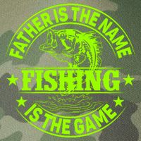 Father Is The Name Fishing Is The Game Legacy Tie Dye Trucker Hat