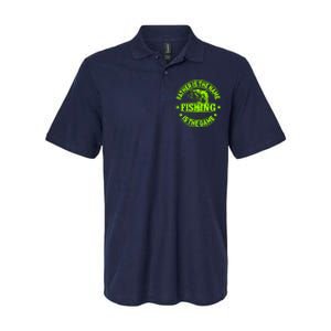 Father Is The Name Fishing Is The Game Softstyle Adult Sport Polo