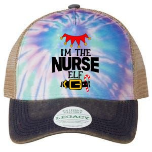 Funny Im The Nurse Elf Costumes Christmas Family Matching Gift Legacy Tie Dye Trucker Hat