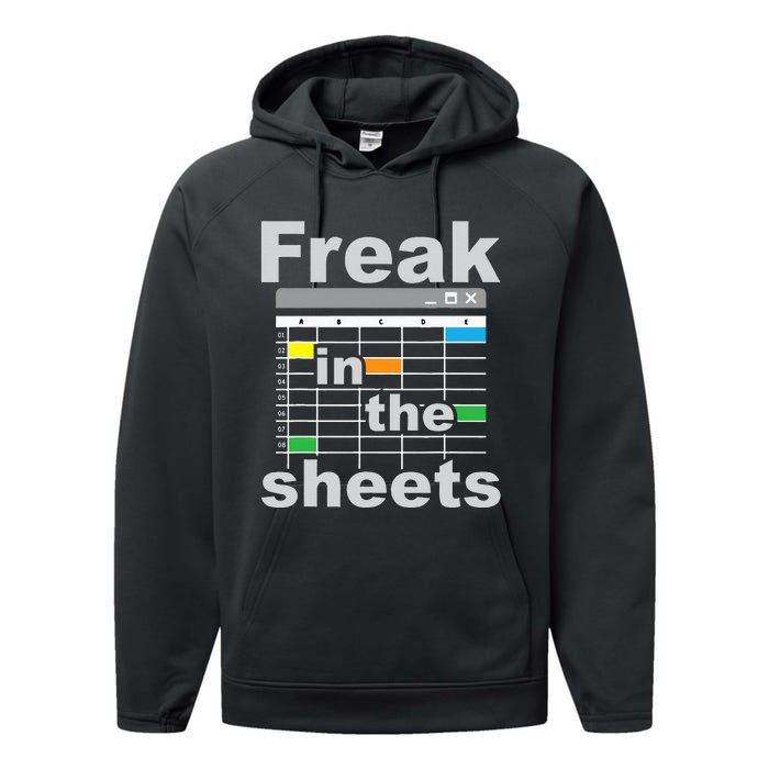 Freak In The Sheets Funny Accountant Analyst Secretary Performance Fleece Hoodie