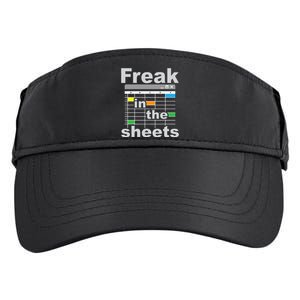 Freak In The Sheets Funny Accountant Analyst Secretary Adult Drive Performance Visor