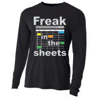 Freak In The Sheets Funny Accountant Analyst Secretary Cooling Performance Long Sleeve Crew