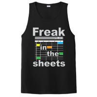 Freak In The Sheets Funny Accountant Analyst Secretary PosiCharge Competitor Tank