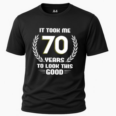 Funny It Took Me 70 Years To Look This Good Happy 70th Birthday Performance Shirt