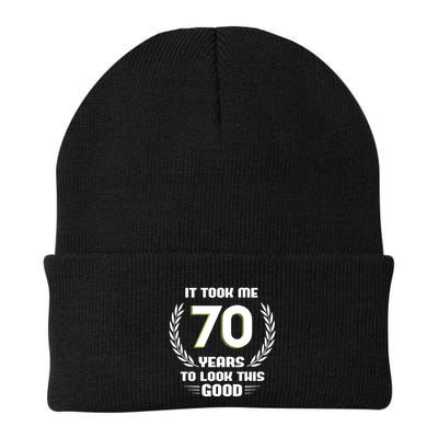 Funny It Took Me 70 Years To Look This Good Happy 70th Birthday Beanie