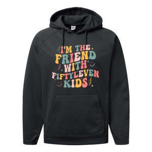 Funny Im The Friend With Fiftyleven K.I.D.S Sarcastic Performance Fleece Hoodie