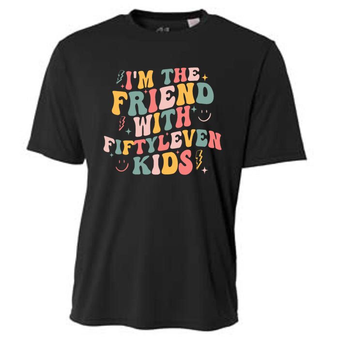 Funny Im The Friend With Fiftyleven K.I.D.S Sarcastic Cooling Performance Crew T-Shirt