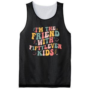 Funny Im The Friend With Fiftyleven K.I.D.S Sarcastic Mesh Reversible Basketball Jersey Tank