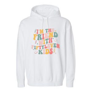 Funny Im The Friend With Fiftyleven K.I.D.S Sarcastic Garment-Dyed Fleece Hoodie