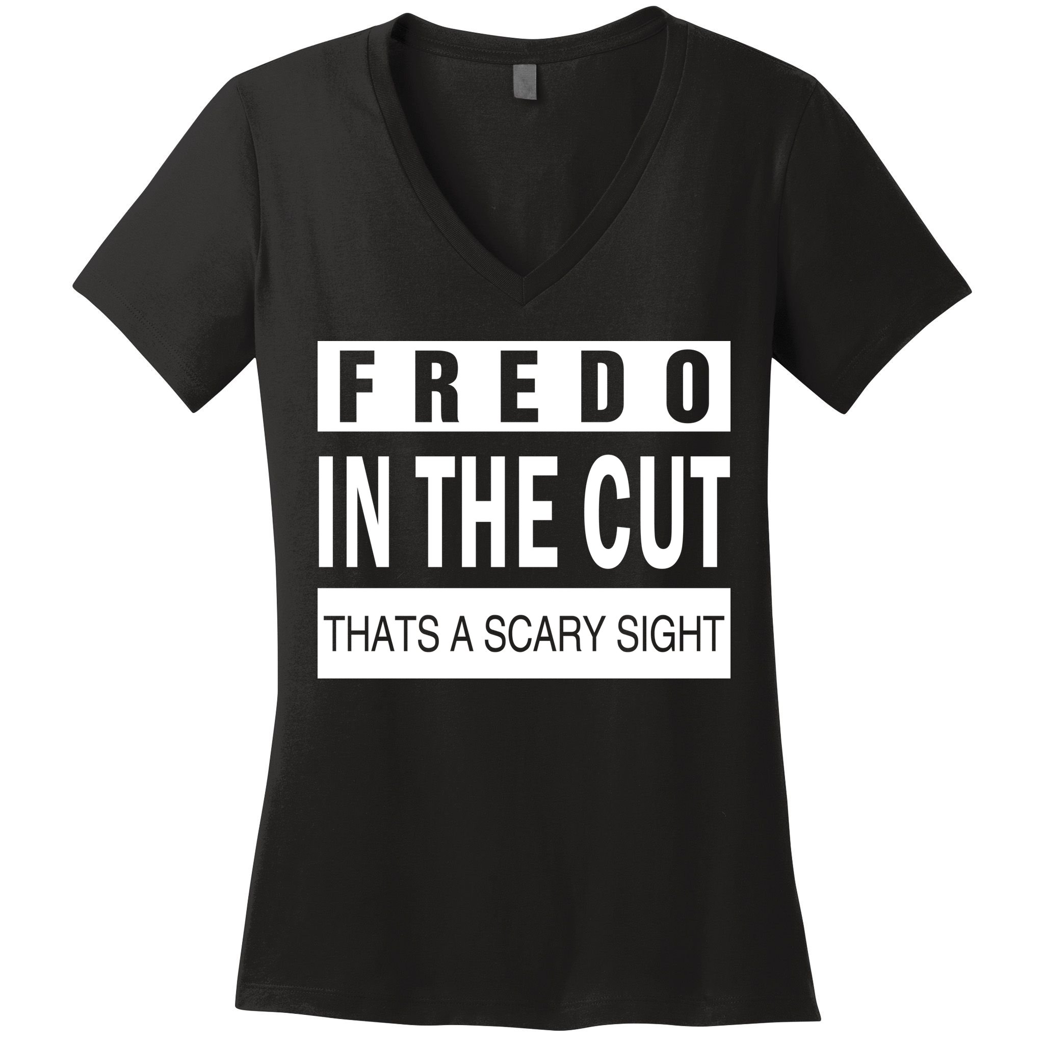 Fredo In The Cut Women's V-Neck T-Shirt