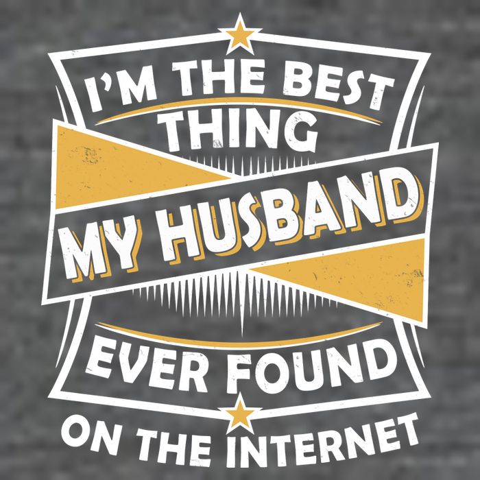 Funny I'm The Best Thing My Husband Ever Found On The Internet 7-Panel Snapback Hat