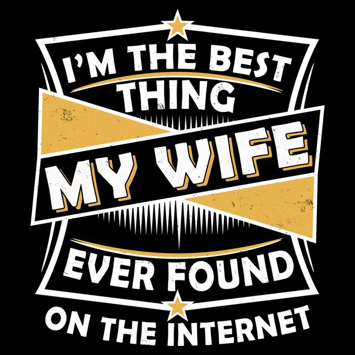 Funny I'm The Best Thing My Wife Ever Found On The Internet 16 in Basic Backpack