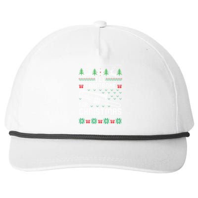 Funny ILl Trombone For Christmas Ugly Xmas Pajama Gift Snapback Five-Panel Rope Hat