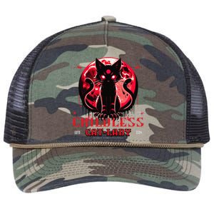 Funny IM The Childless Cat Lady Jd Vance Warned You About Retro Rope Trucker Hat Cap