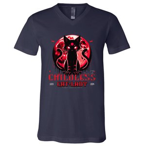 Funny IM The Childless Cat Lady Jd Vance Warned You About V-Neck T-Shirt