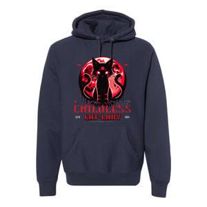 Funny IM The Childless Cat Lady Jd Vance Warned You About Premium Hoodie