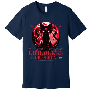 Funny IM The Childless Cat Lady Jd Vance Warned You About Premium T-Shirt