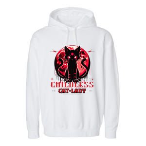 Funny IM The Childless Cat Lady Jd Vance Warned You About Garment-Dyed Fleece Hoodie