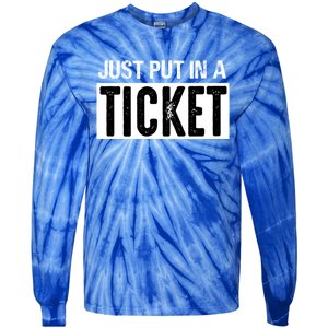 Funny Information Technology It Technician Support Tech Gift Tie-Dye Long Sleeve Shirt