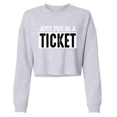 Funny Information Technology It Technician Support Tech Gift Cropped Pullover Crew