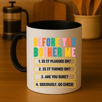 Funny Information Technology Tech Technical Support Humor Gift Mug