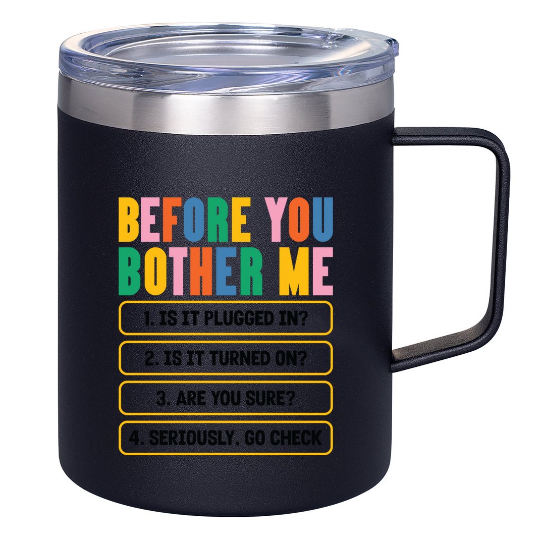 Funny Information Technology Tech Technical Support Humor Gift 12oz Stainless Steel Coffee Mug