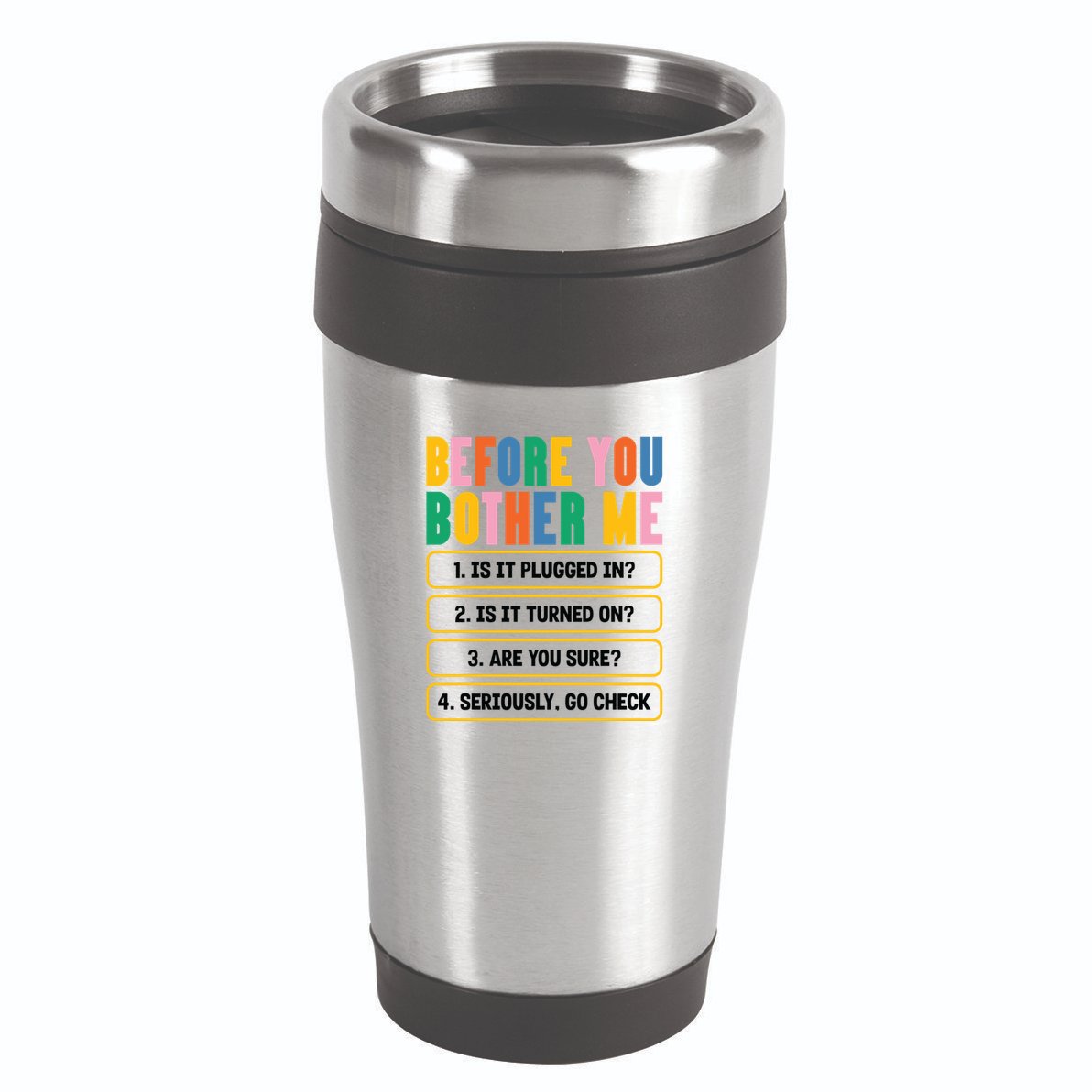 Funny Information Technology Tech Technical Support Humor Gift 16oz Travel Tumbler