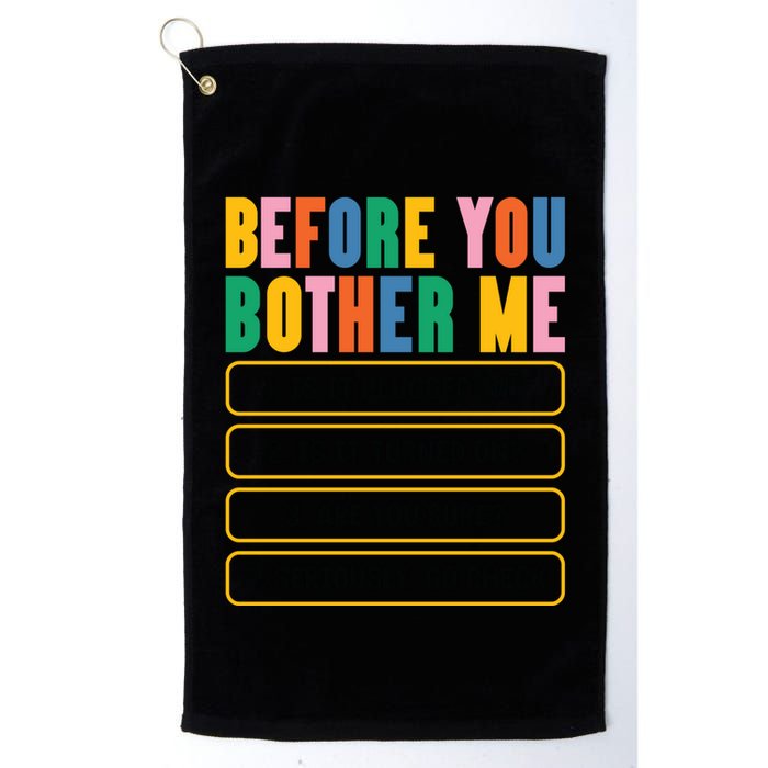 Funny Information Technology Tech Technical Support Humor Gift Golf Towel