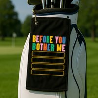 Funny Information Technology Tech Technical Support Humor Gift Golf Towel