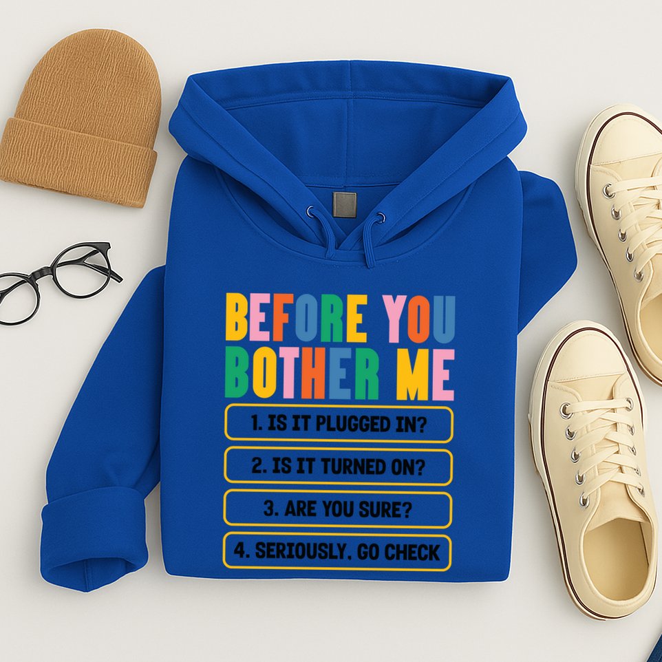 Funny Information Technology Tech Technical Support Humor Gift Hoodie