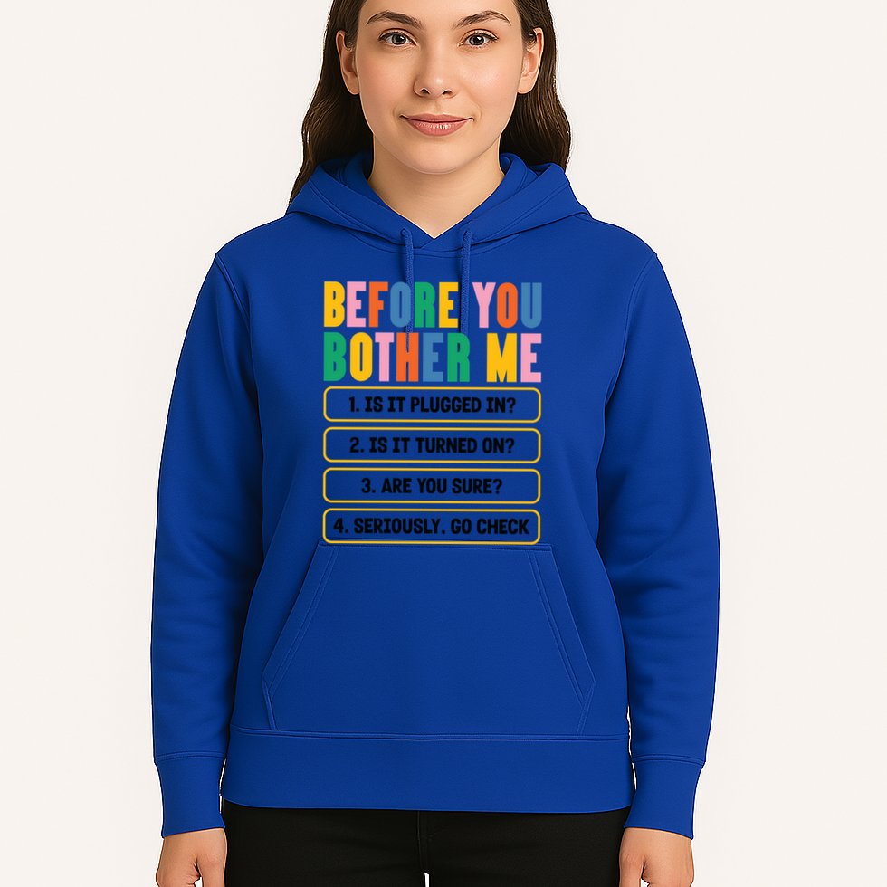 Funny Information Technology Tech Technical Support Humor Gift Hoodie