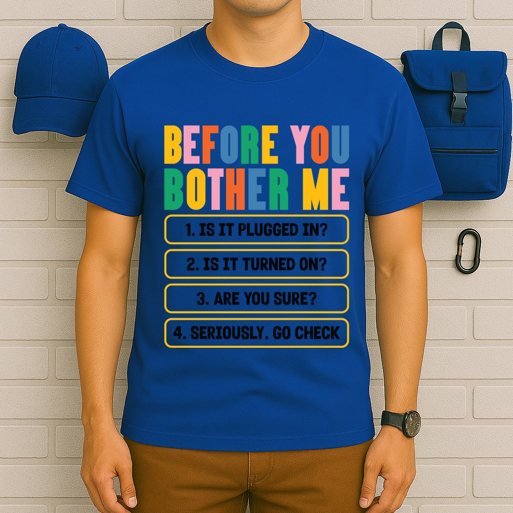 Funny Information Technology Tech Technical Support Humor Gift T-Shirt