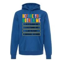 Funny Information Technology Tech Technical Support Humor Gift Premium Hoodie