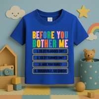 Funny Information Technology Tech Technical Support Humor Gift Toddler T-Shirt